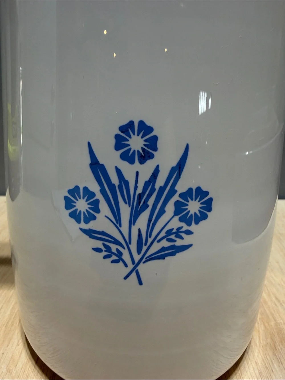 Vintage Corningware 9 Cup Percolater Blue Cornflower Pattern